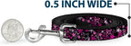 Full length display of the 4 foot long and 1 inch wide dog walking lead.