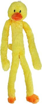 Detail of squeaker placement in frog toy limbs