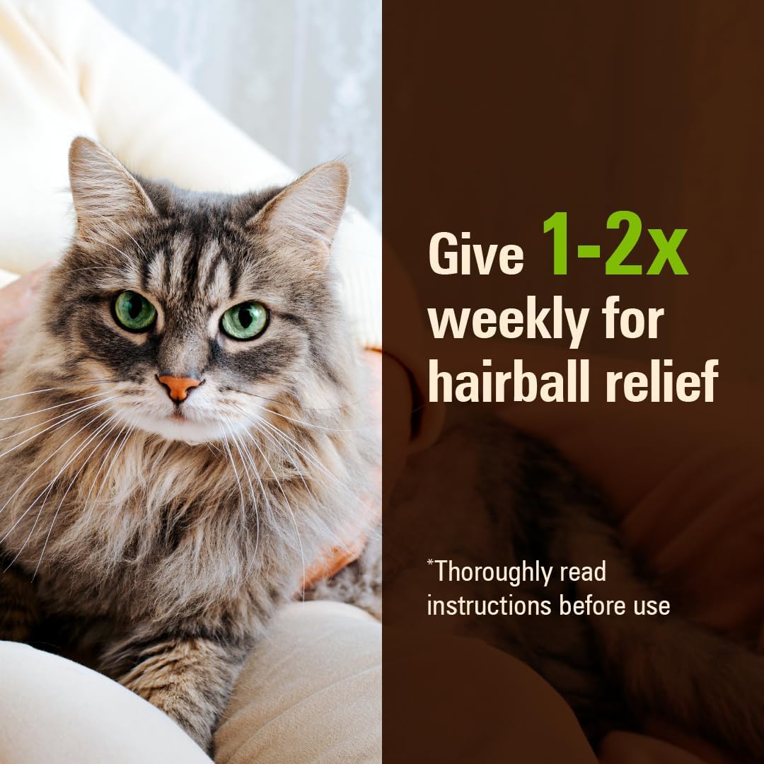 Sentry Petromalt hairball treatment gel for cats showing malt flavor text.