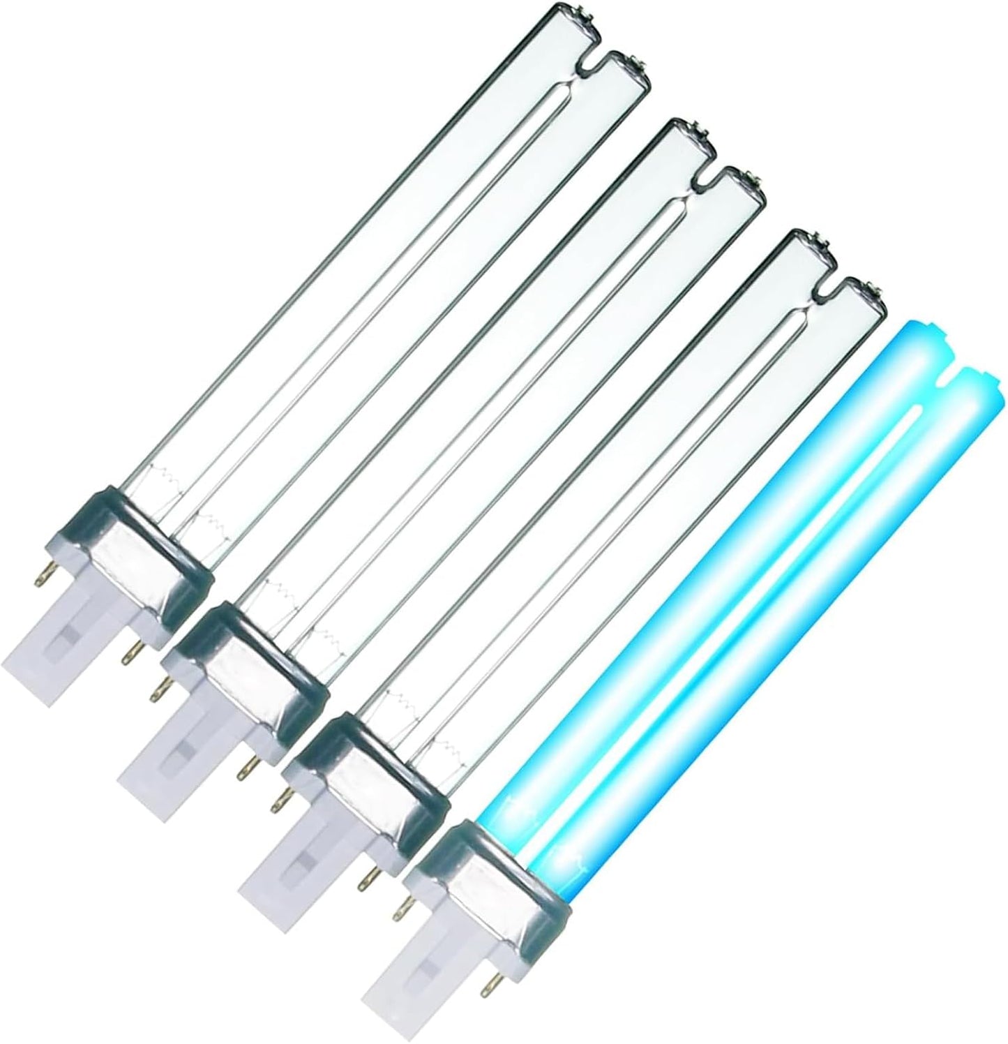 9W UV Light Bulb, Outdoor Pond UV Light Clarifier Compatible with JUP-01 UVE9 CF400 CF500 UVCP-9, Light for Fish/TurtleTank/Aquarium, 2 PCS 9W Pond Lights for G23 Base - Image 10