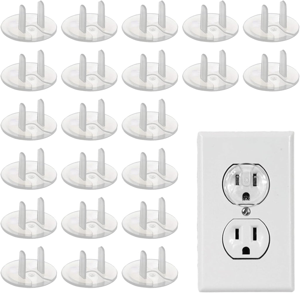 Haodlay 50 pack baby safety outlet plug covers front view