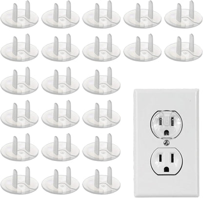 Haodlay 50 pack baby safety outlet plug covers front view