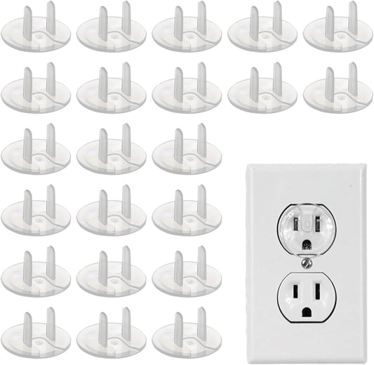 Haodlay 50 pack baby safety outlet plug covers front view