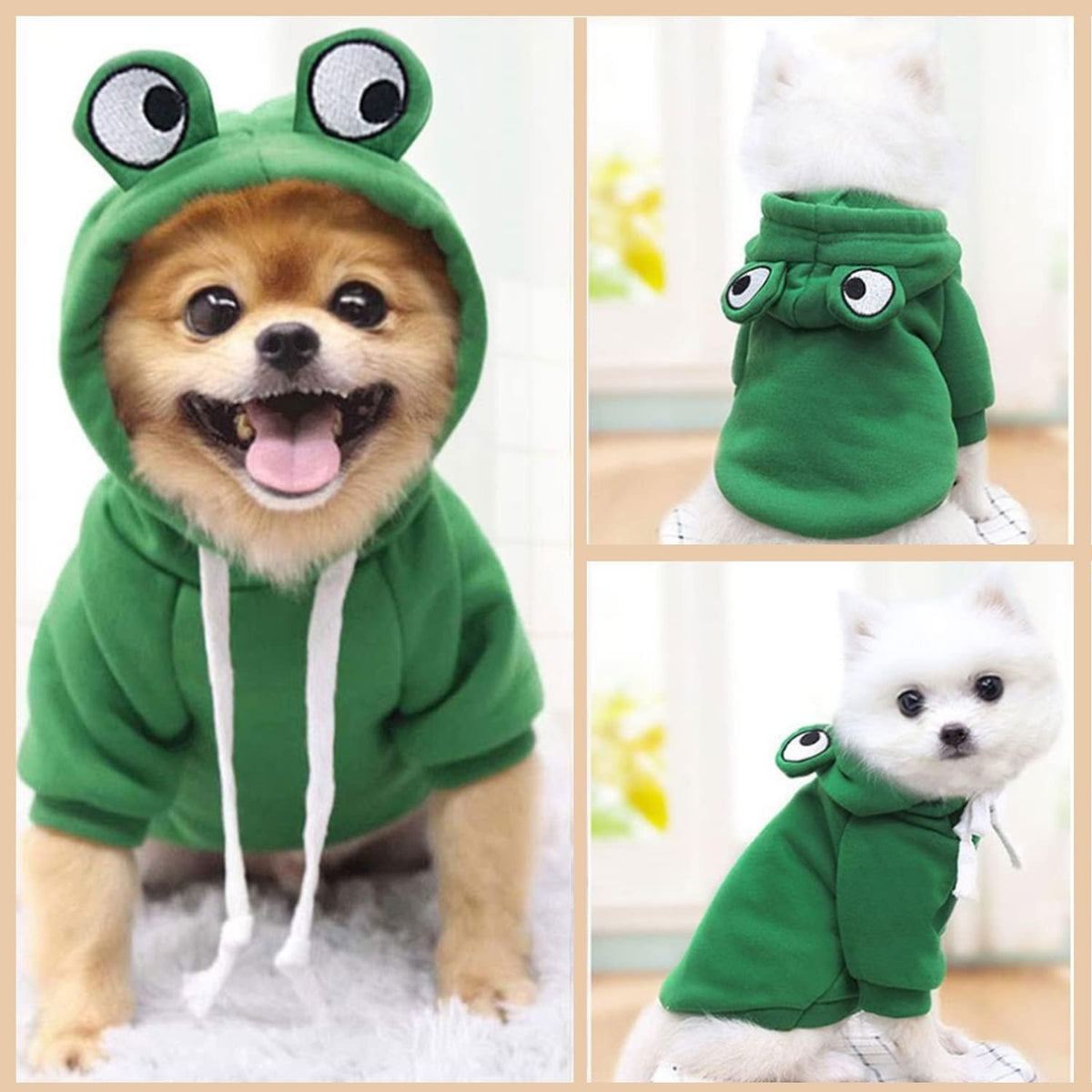 Measurement guide for Vitsole dog and cat hoodie