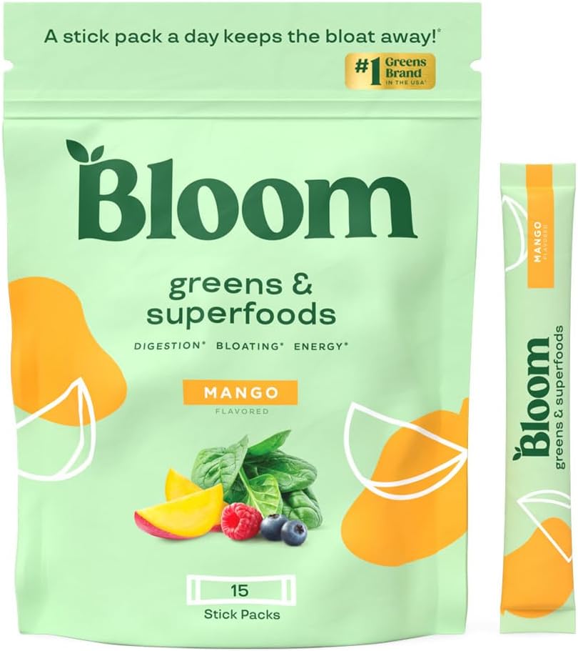 Bloom Nutrition Superfood Greens Powder, Strawberry Kiwi, 30 Servings - Image 11