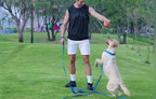 AMAGOOD weather resistant pet tracking lead for outdoor puppy training