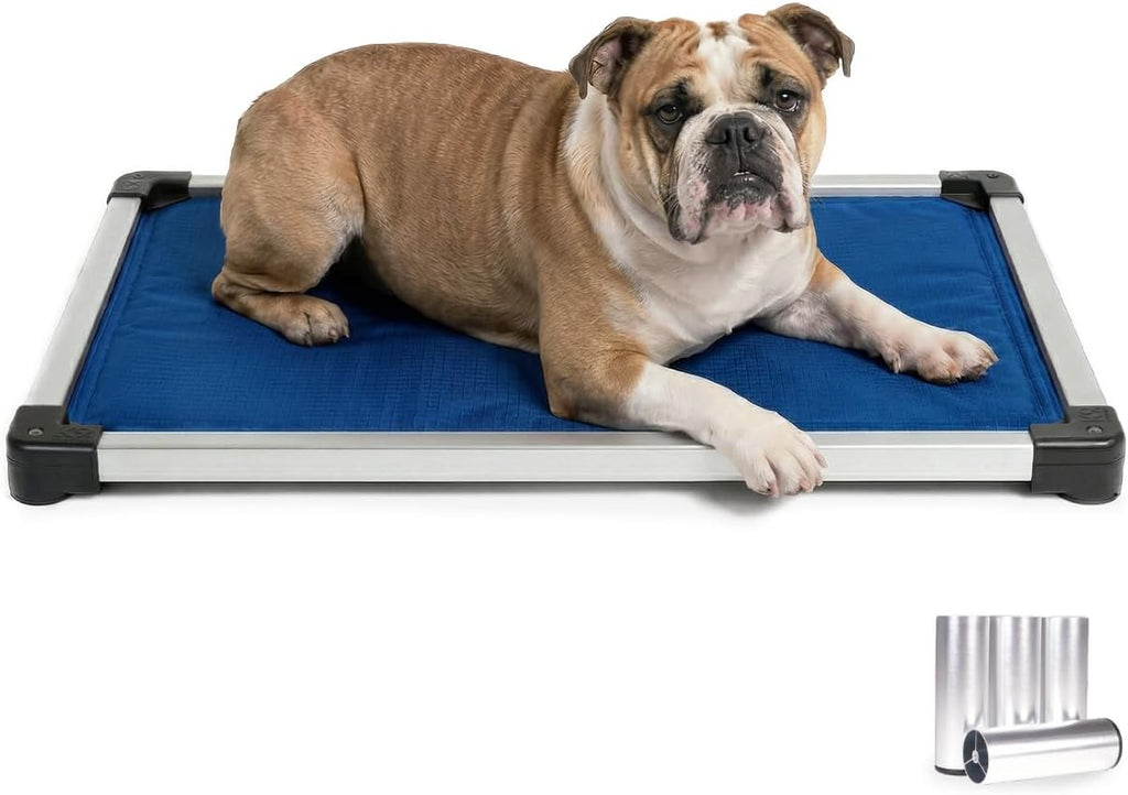 K9 Ballistics Chew Proof Armored Padded Dog Crate Bed, Virtually Indestructible, Legs Included (Blue Quartz, Large (41" L x 27" W x 5" H)) - Image 13