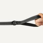 Amazon Basics light reflecting pet lead showing highly reflective stitching for night safety