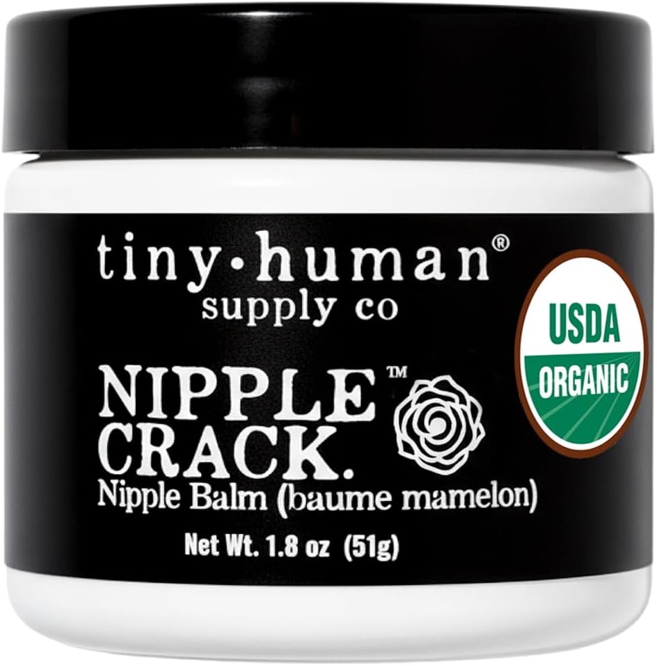 Tiny Human Supply Co Organic Nipple Crack Balm 1.8 fluid ounce container