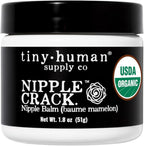 Tiny Human Supply Co Organic Nipple Crack Balm 1.8 fluid ounce container