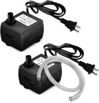 Pulaco mini submersible water pump front view showcasing the two-pack set.