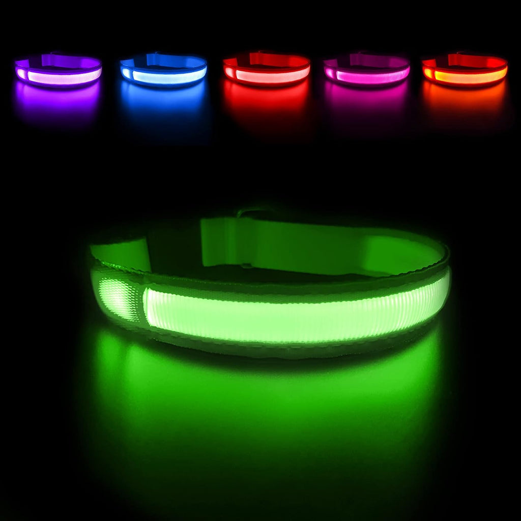 MASBRILL Light Up DogCollars-Rechargeable LED Dog Collar-Waterproof Night Walking Glowing Dog Collar for Small Medium Large Dogs - Image 9