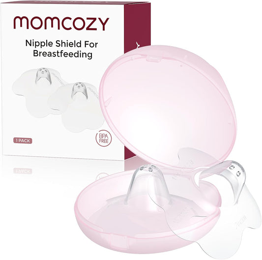 Momcozy floral contact nipple shield front view
