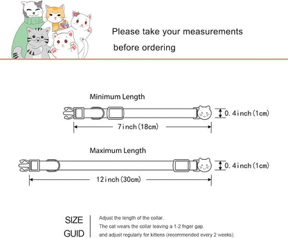 Yizepet nylon pet collar showing adjustable length strap mechanism