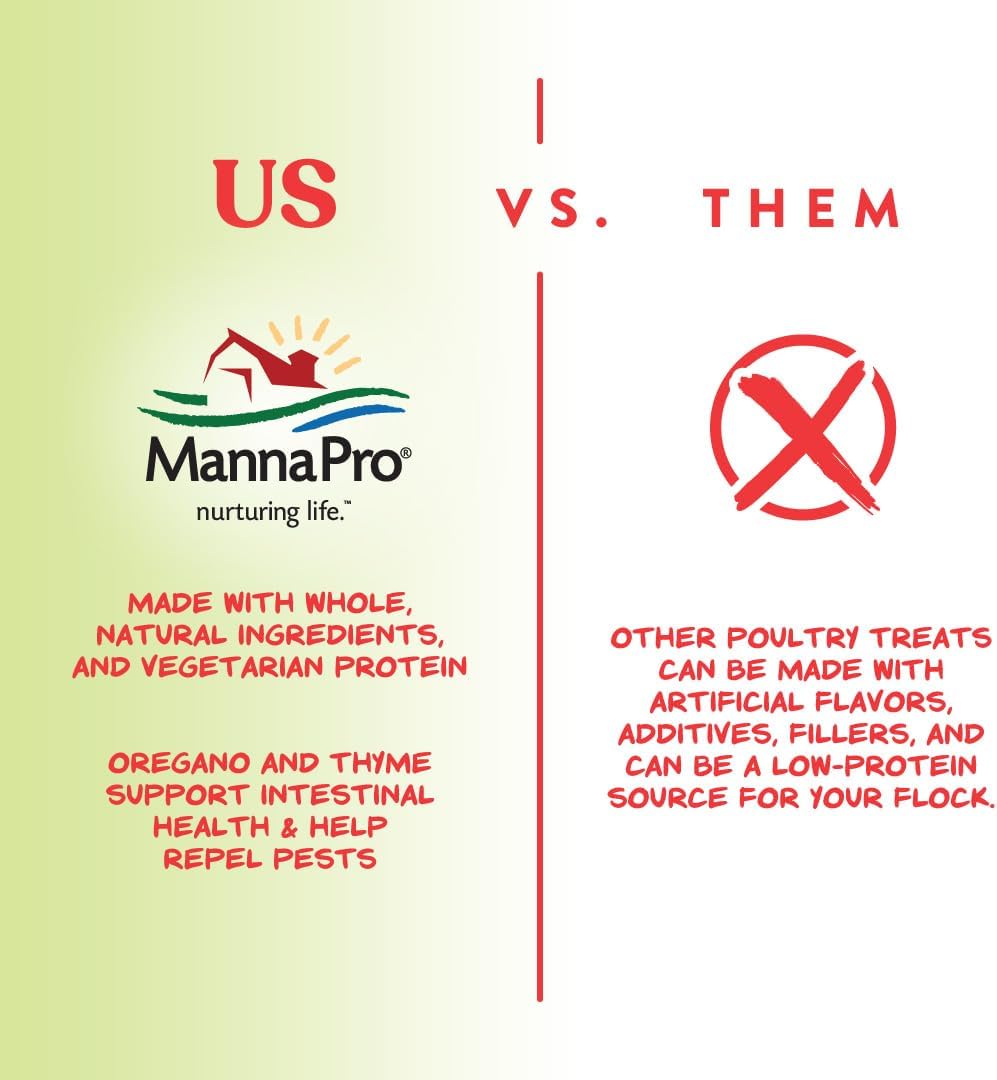 Healthy chickens foraging with Manna Pro Harvest Delight