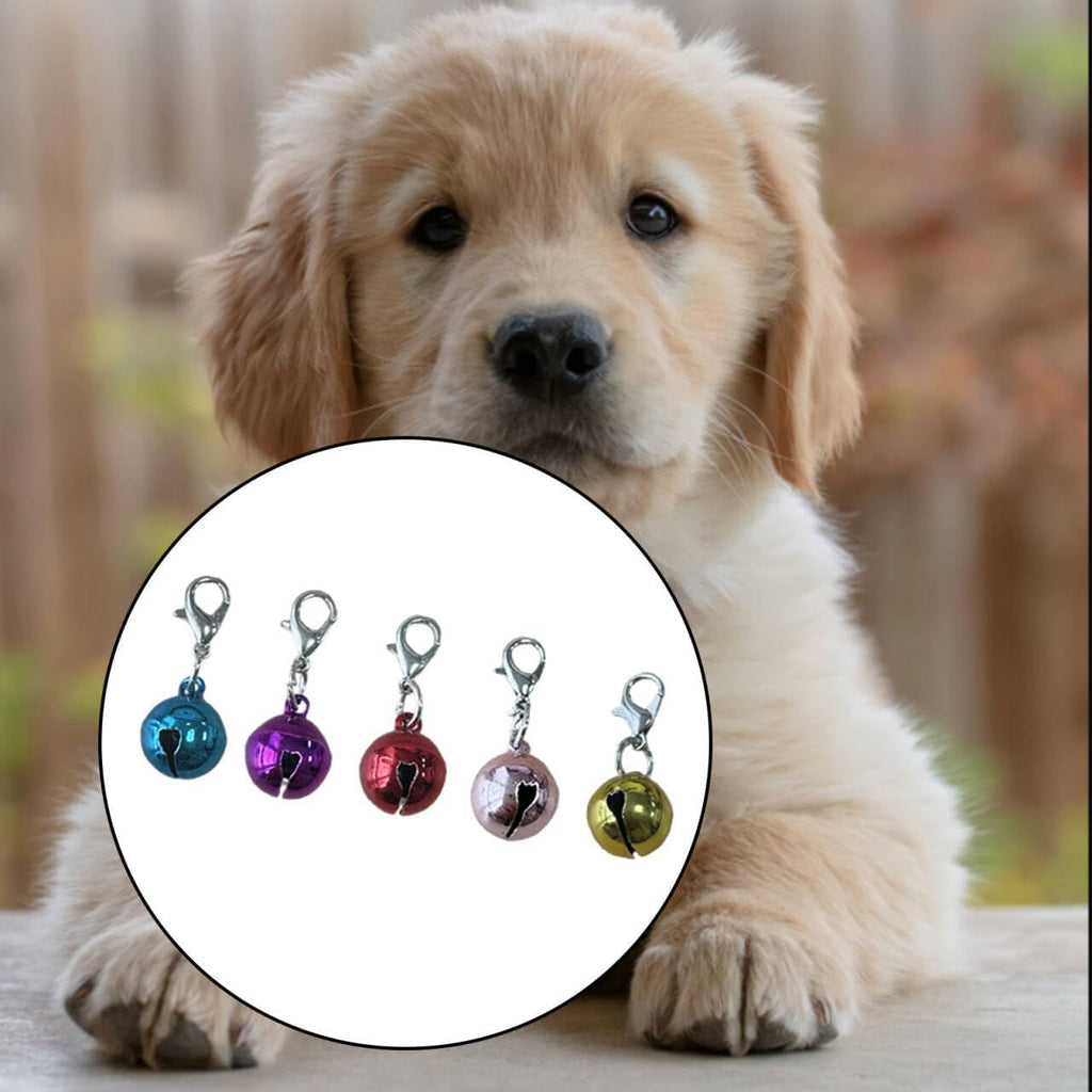 Set of 50 decorative jingle bells for pet tracking and crafts