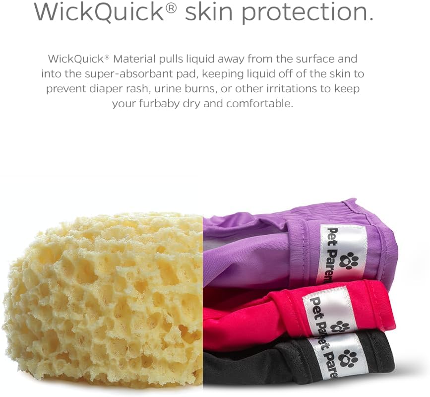 Premium reusable female pet diapers with leakproof waterproof outer shell