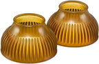 Tough 1 Thick Gum Rubber Slip On Bell Boots Large front view showing heavy duty equine hoof protection.