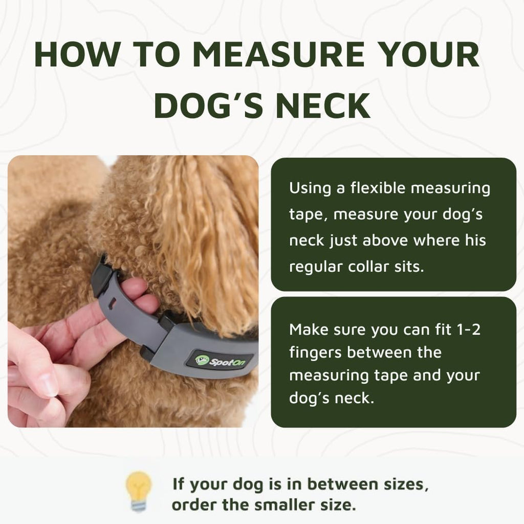 SpotOn authentic USA imported smart dog collar packaging details