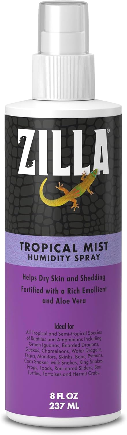 Zilla Tropical Mist Humidity Spray 8 Fluid Ounce front view