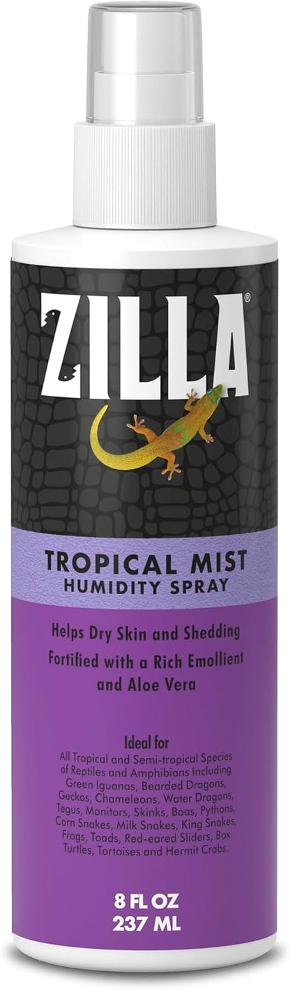 Zilla Tropical Mist Humidity Spray 8 Fluid Ounce front view
