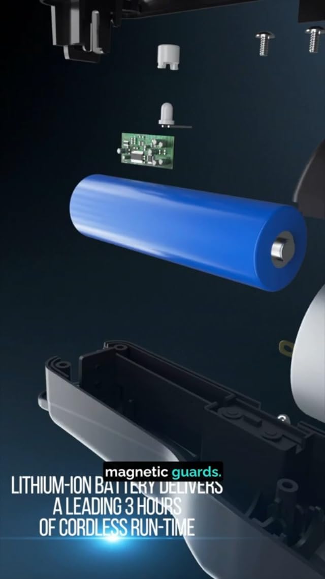 Ergonomic grooming clipper packaging displaying the authentic premium hair tool collection accessories