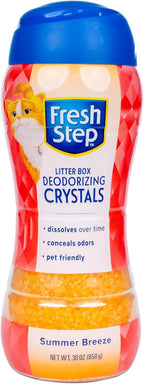 Fresh Step Cat Litter Crystals Deodorizer, Non Toxic Odor Neutralizing Crystals for Litter Boxes that Help Control Smells and Keep Home Areas Fresh, Summer Breeze Scent, 15 Ounce - Image 12