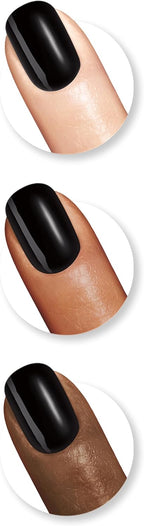 Sally Hansen Xtreme Wear Nail Polish, Streak-Free, Shiny Finish, Long-Lasting Nail Color, Black Out, 0.40 fl oz - Image 3