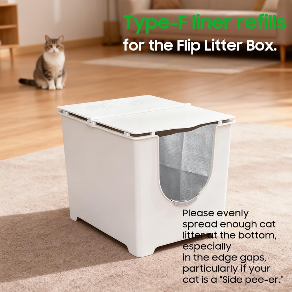 Heavy duty KropBom cat litter liner replacement showing the double stitched leakproof seams.