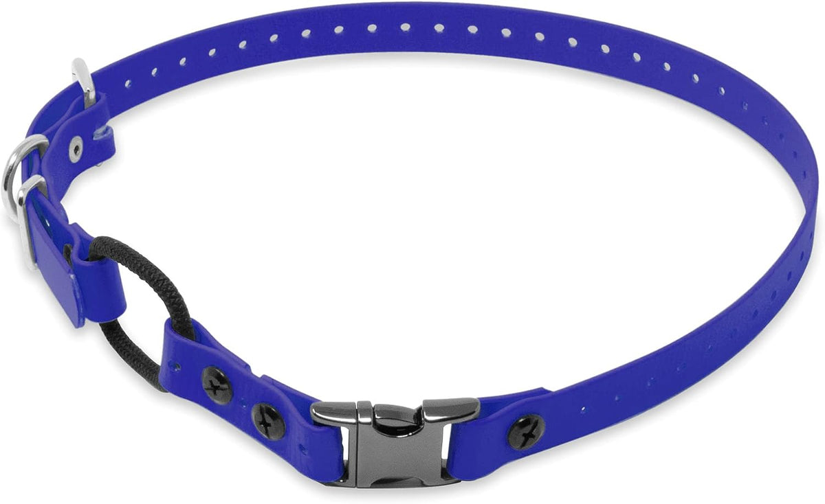 Educator Quick Snap 3/4-Inch Dog Training Collar Strap - Fits ME-300, ET-300/400, EZ-900, PE-900 & PG-300 Receivers - 33" Trim-to-Fit Biothane Bungee Collar, Black - Image 10