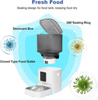 Andoll Home automatic pet feeder lid lock desiccant box