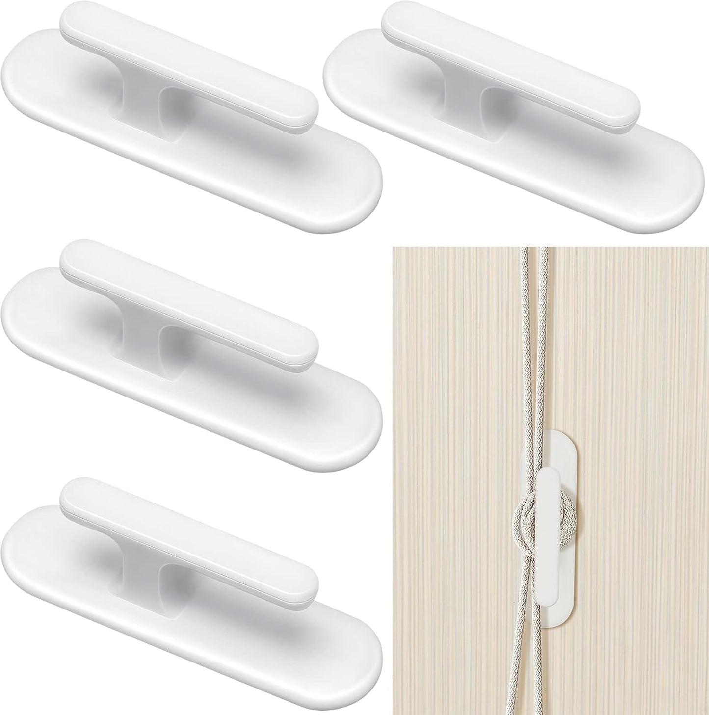 Blulu 4 Pieces Cord Safety Blind Pull Twister front view