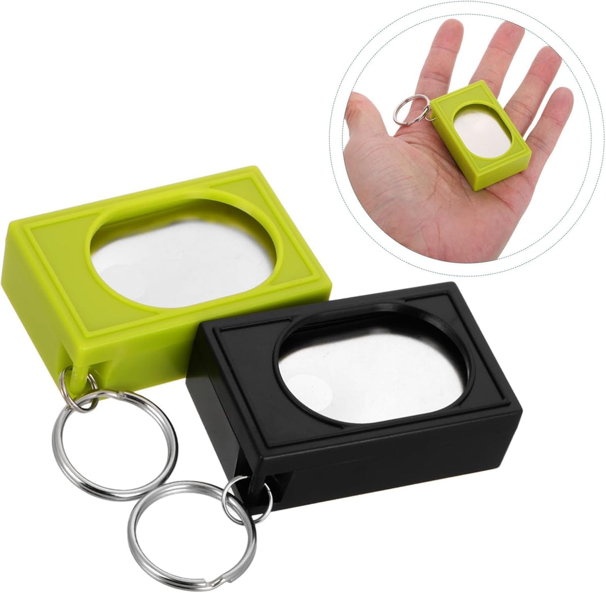 Generic multi pet indoor training aid clicker held in hand overview