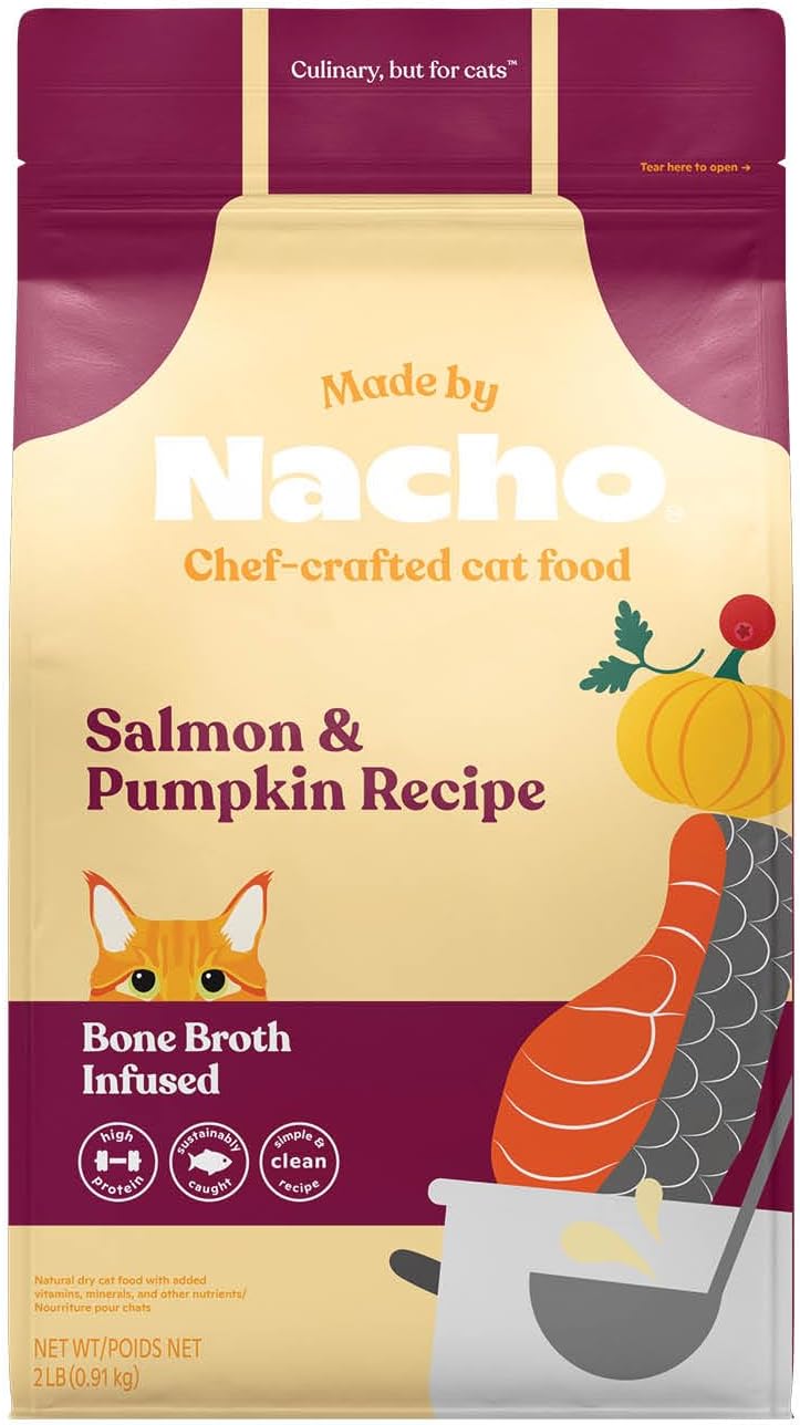 Made by Nacho Dry Cat Kibble 2lb Bag, High Protein Premium Cat Food with Freeze-Dried Pieces, Cage-Free Chicken, Duck & Quail, Limited Ingredients, Single Bag - Image 11