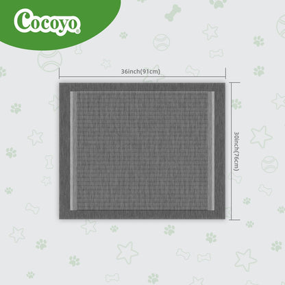 Charcoal infused pet potty pads for superior odor elimination