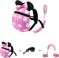 Czsyzczs Toddler Safety Harness and Pink Backpack Front View
