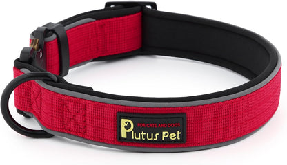 Plutus Pet Tactical Dog Collar, Reflective, Adjustable Heavy Duty Dog Collar, Soft Padded and Comfortable, for Small Medium and Large Dogs (Ranger Green, L) - Image 10