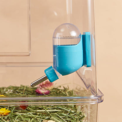 Hamster Water Bottle with Magnetic Holder, 3.4 oz Water Dispenser for Syrian Dwarf Hamster Mouse Rat Degu - Image 3