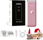 Professional Household Waterproof Low Noise Pet Hair Clippers Electric USB Rechargeable Painless Grooming Tools Hair Grooming Trimmer for Small Medium Dog Cat AP005 Green - Image 12