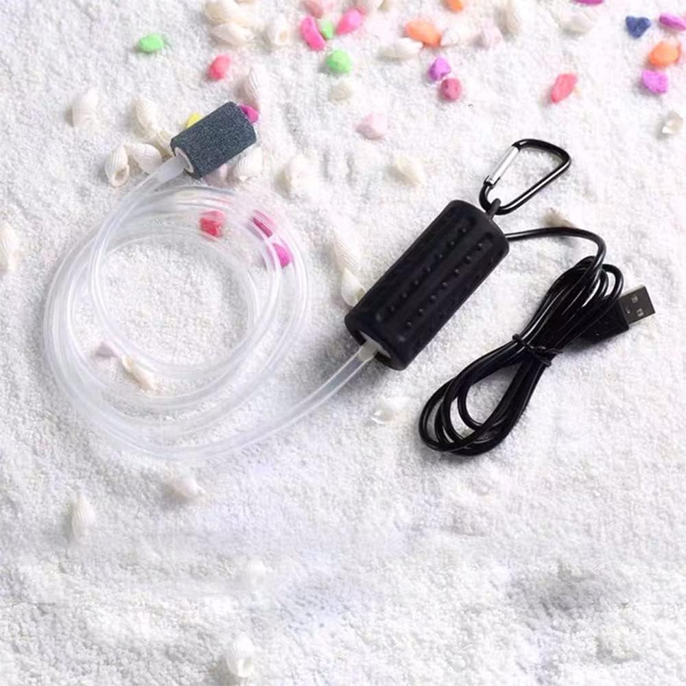 Lenpestia portable fish tank aerator with USB cable connection