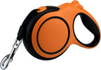 26Ft Retractable Dog Leash, Heavy Duty Great Leash for Dog up to 110 lbs, Anti-Slip Rubberized Handle, One-Handed Brake, Strong Nylon Tape, Tangle Free(LargeOrange&Black). - Image 9
