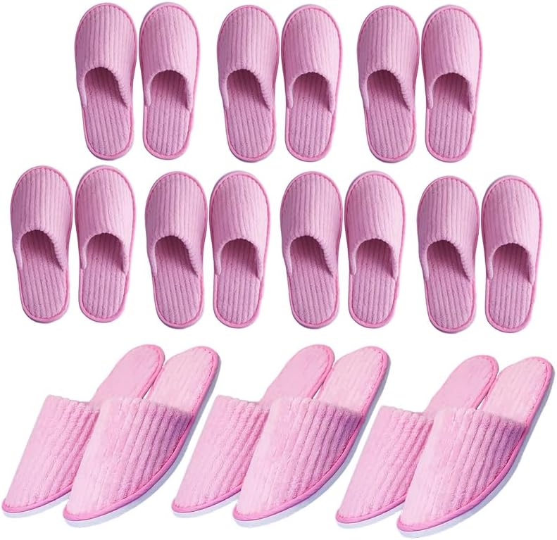 LiliGloris spa slippers front view for guest comfort