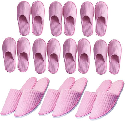 LiliGloris spa slippers front view for guest comfort