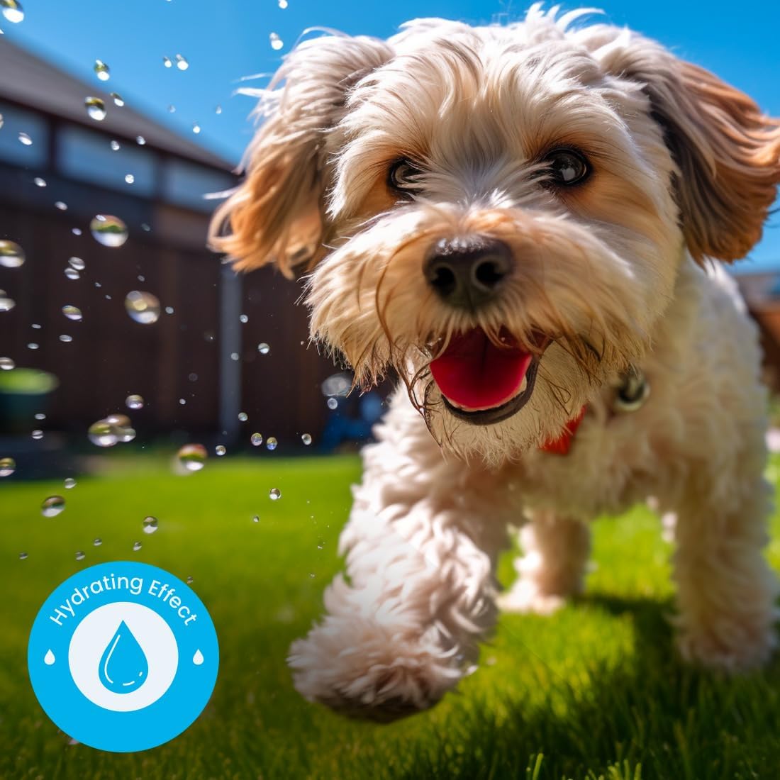 Imported silk protein enriched formula for pet coat repair and detangling.