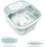 Homedics Smart Space Elite Footbath front view showing collapsible design