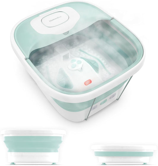 Homedics Smart Space Elite Footbath front view with bubble feature