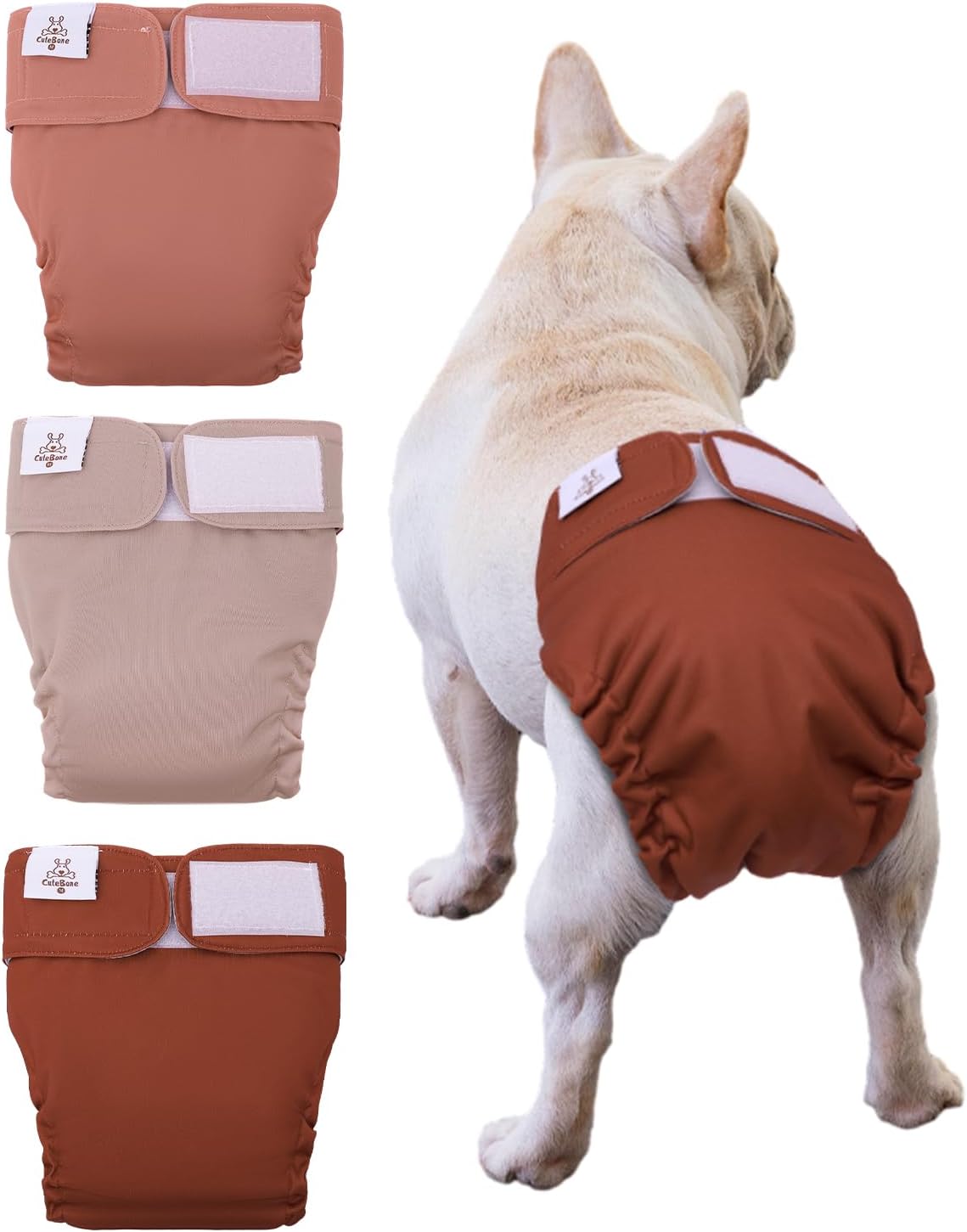 Demonstration of the machine washable and quick drying fabric of CuteBone female incontinence diapers.