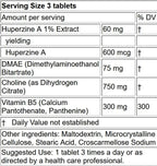 LifeLink Knoitol cognitive support supplement side label view