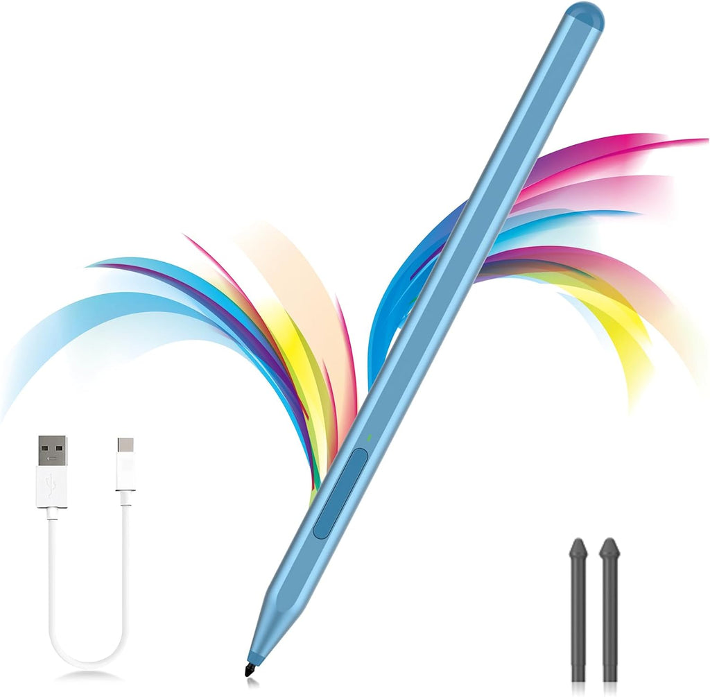 Milikilo tablet pen showcasing the close up view of the fine tip nib assembly