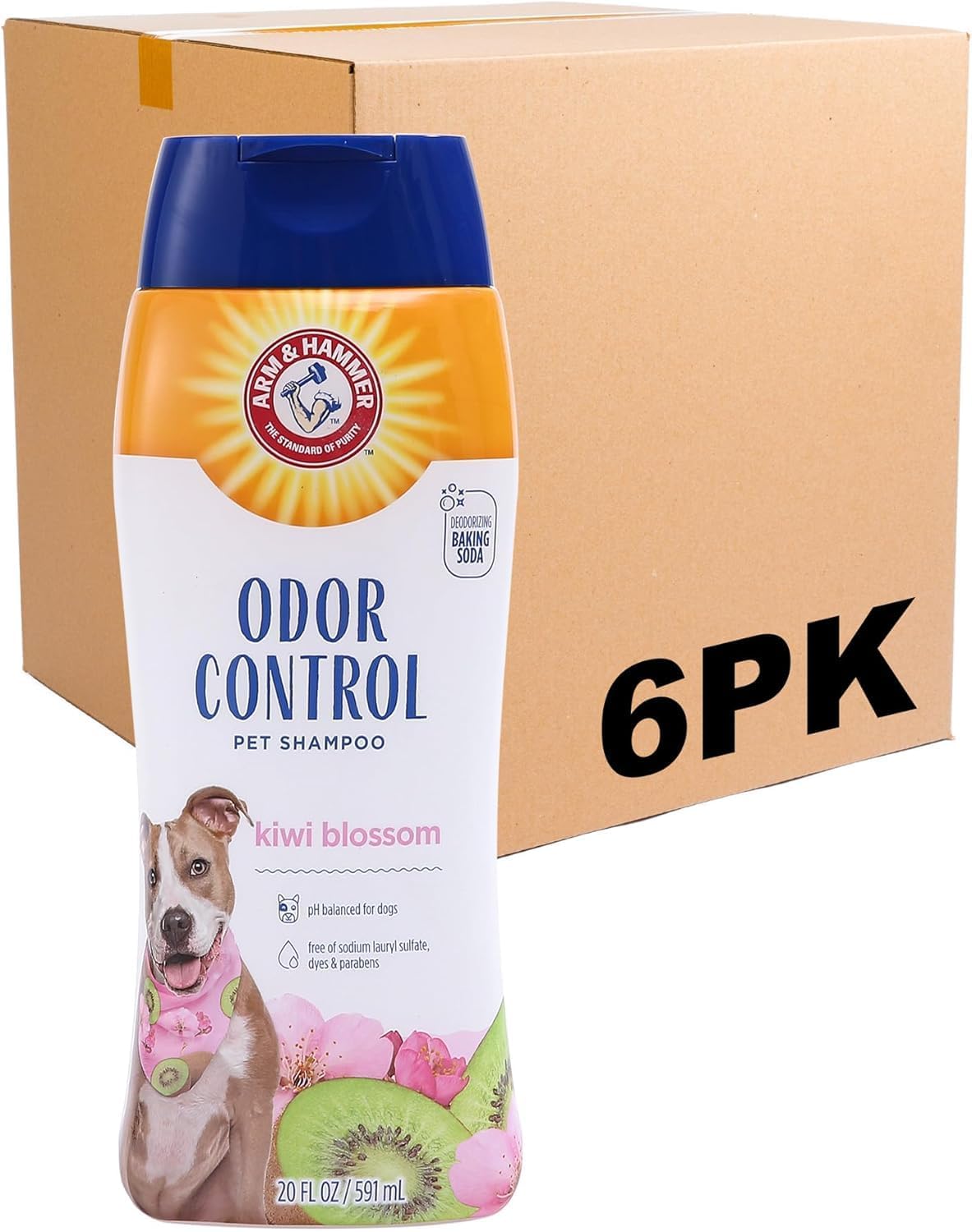 Arm & Hammer Deodorizing Dog Shampoo with Baking Soda for Odor Control, Tearless Moisturizing Formula for Sensitive Skin, Fresh Kiwi Blossom Scent, Safe for Dogs and Puppies, 20 Fl Oz - Image 11
